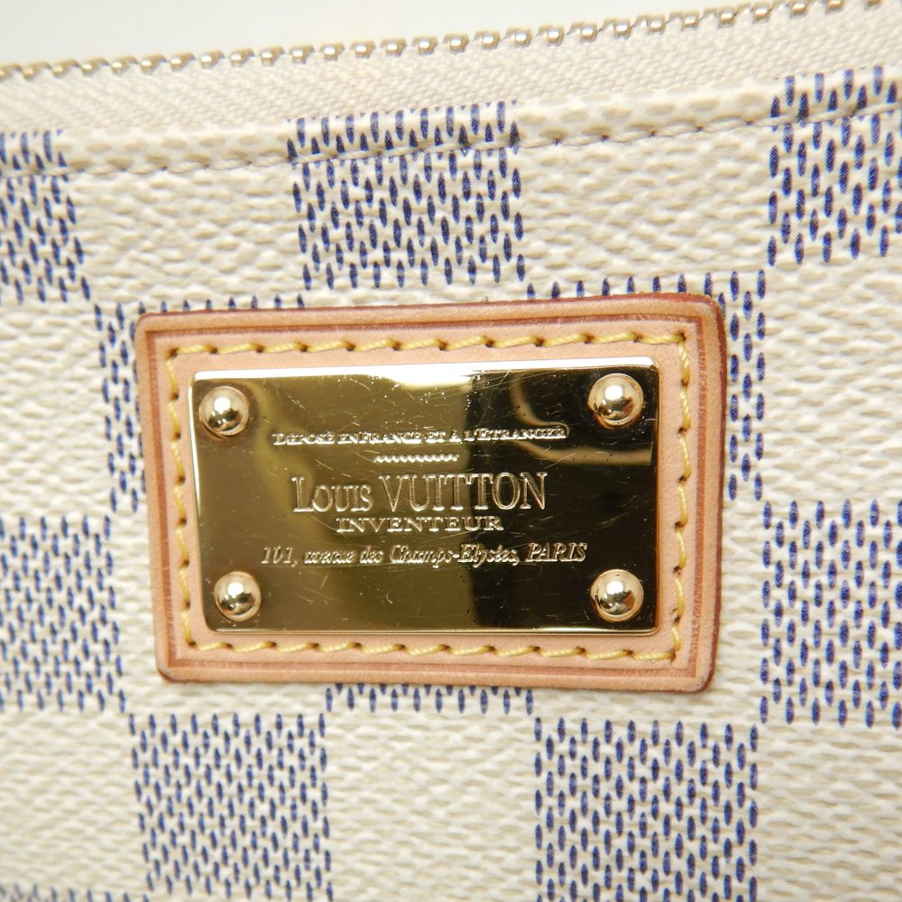 Louis Vuitton Damier Azur Pochette Mila MM Accessory Pouch