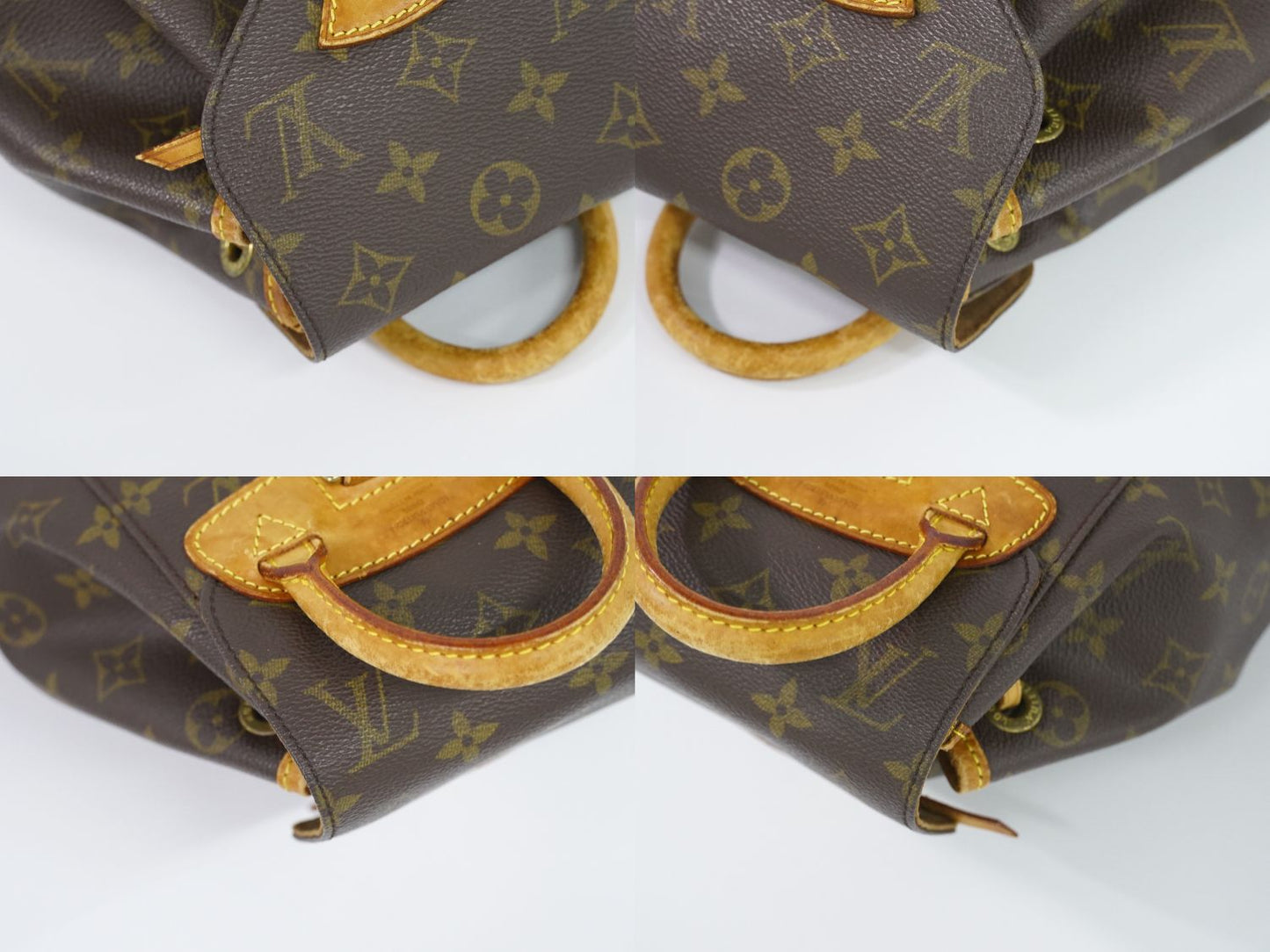 Louis Vuitton LV Mini Montsouris Monogram Rucksack Backpack Brown