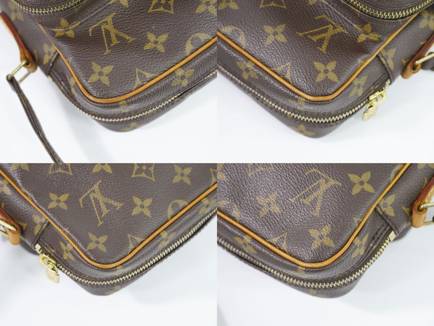 Louis Vuitton LV Monogram Shoulder Bag Pochette Brown