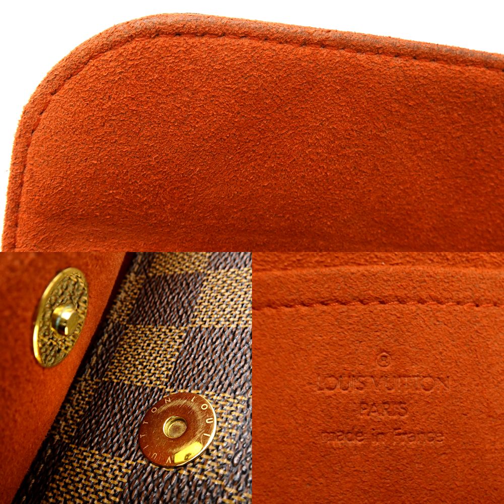 Louis Vuitton Damier Recolator Ebene Handbag Brown