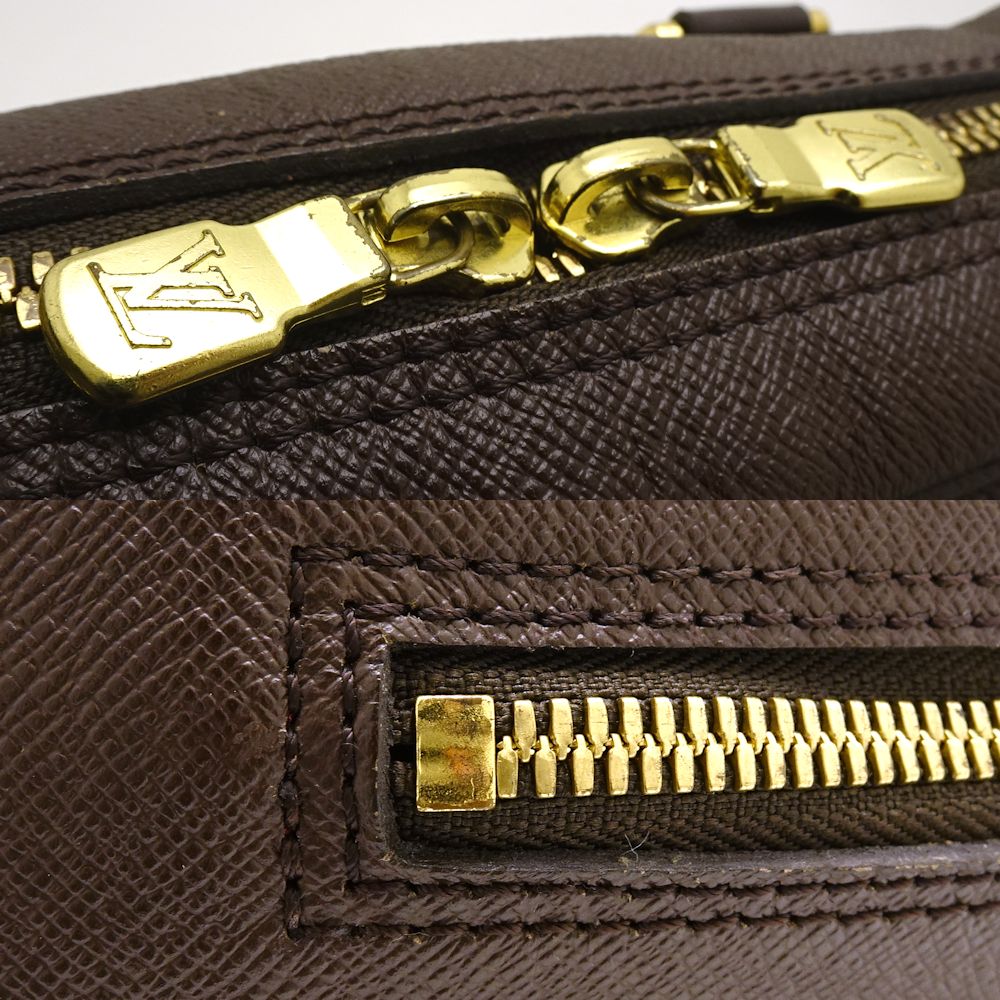 Louis Vuitton Damier Brera Ebene Handbag Brown