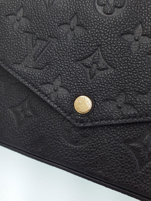 Louis Vuitton Monogram Implant Pochette Felicie 2way Bag