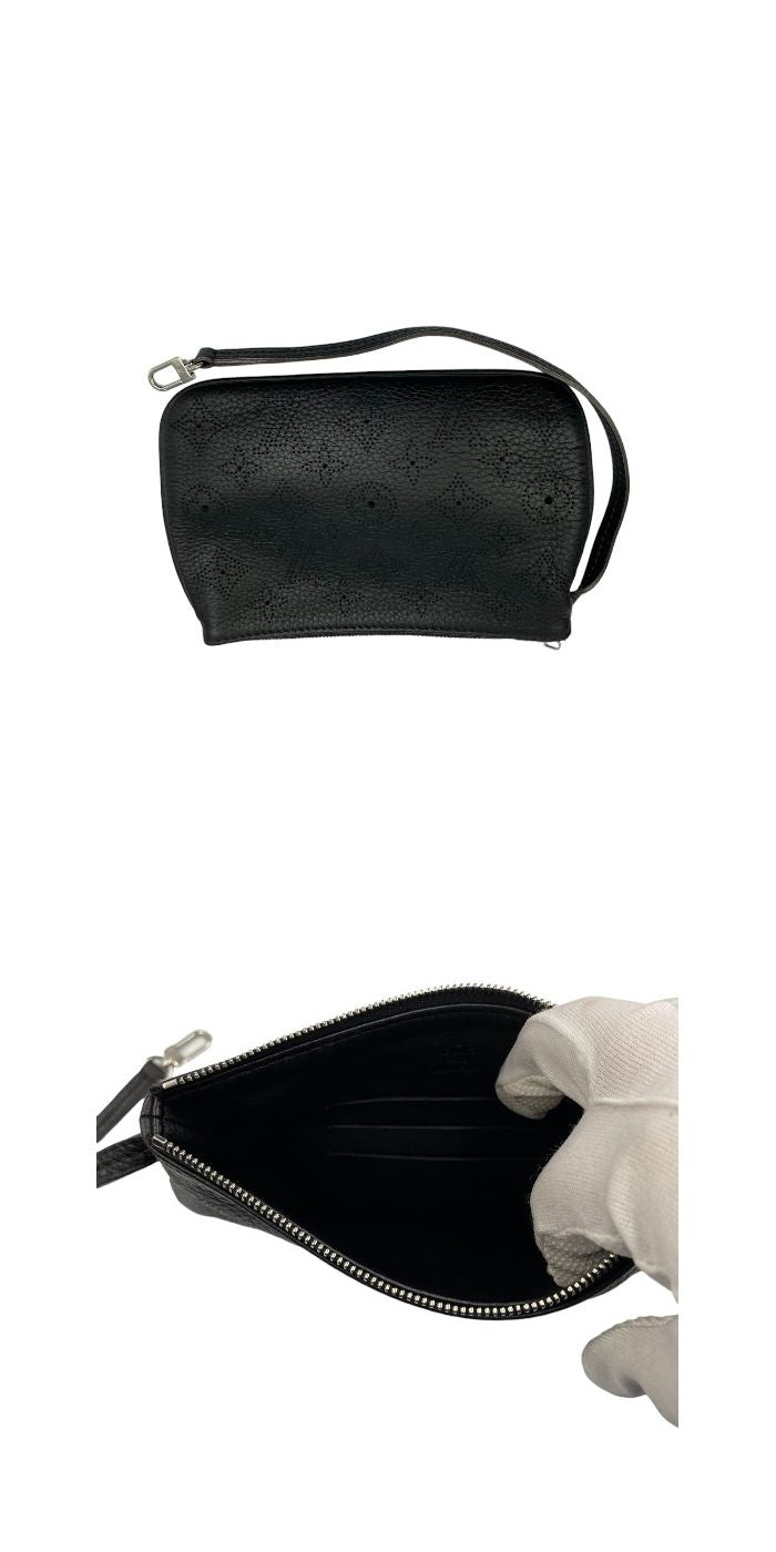 Louis Vuitton Selene PM 2way Shoulder Bag Black Brown
