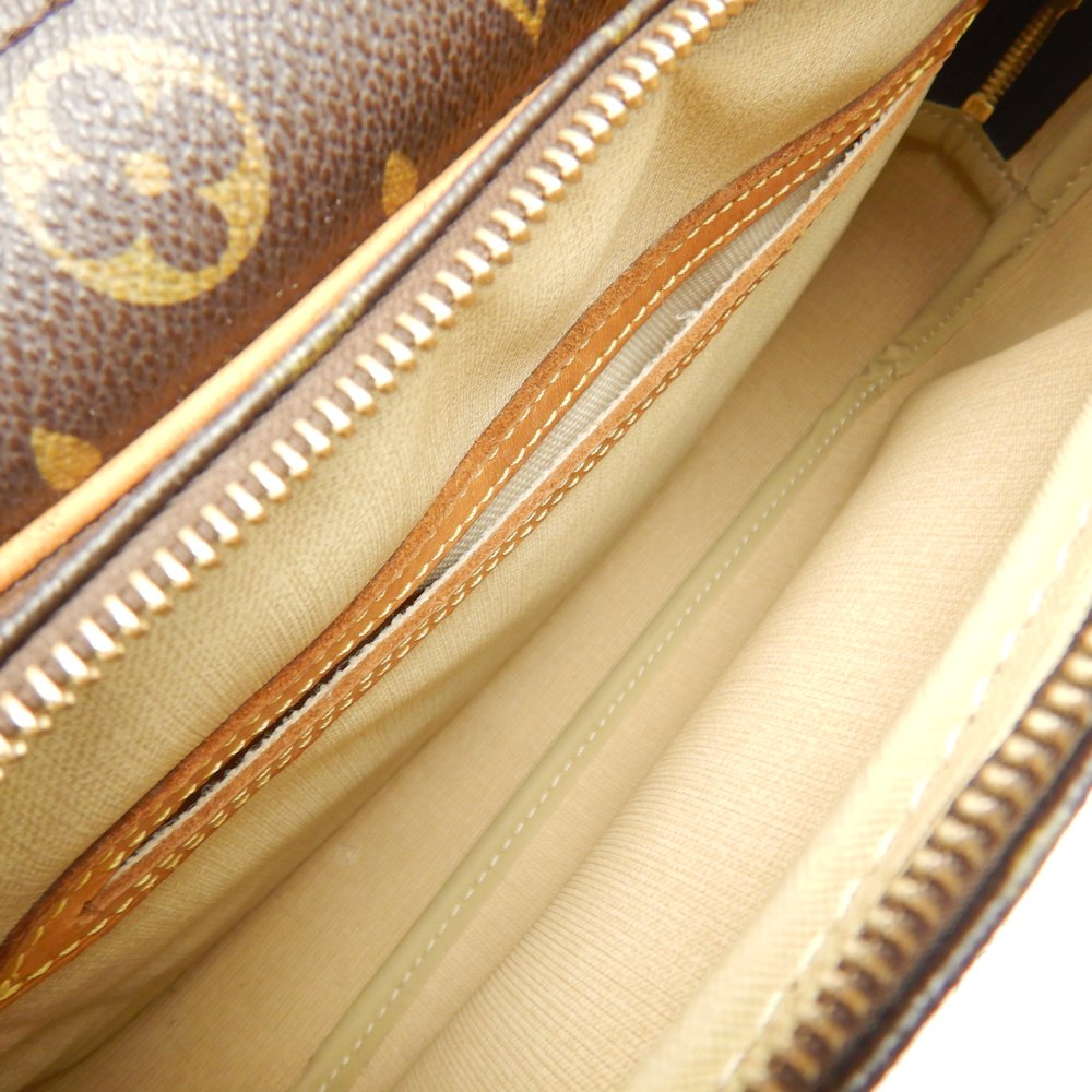 Louis Vuitton Monogram Reporter PM Brown Diagonal Shoulder