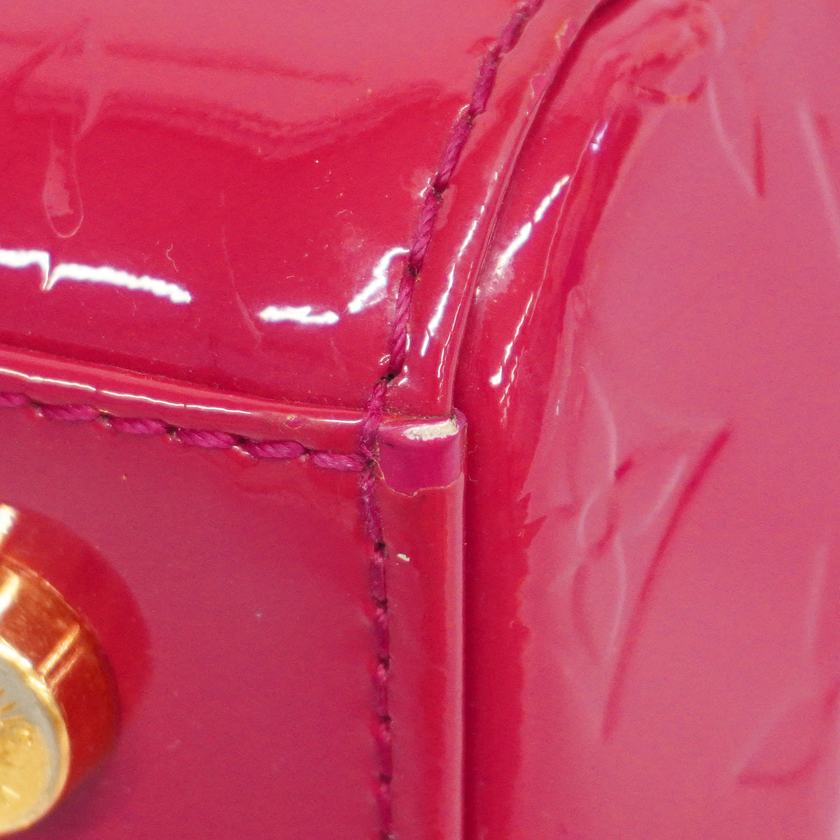 Louis Vuitton Monogram Vernis Blair MM Shoulder Bag Red