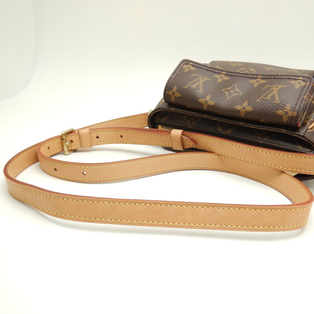 Louis Vuitton Monogram Viva Cite PM Shoulder Bag Brown