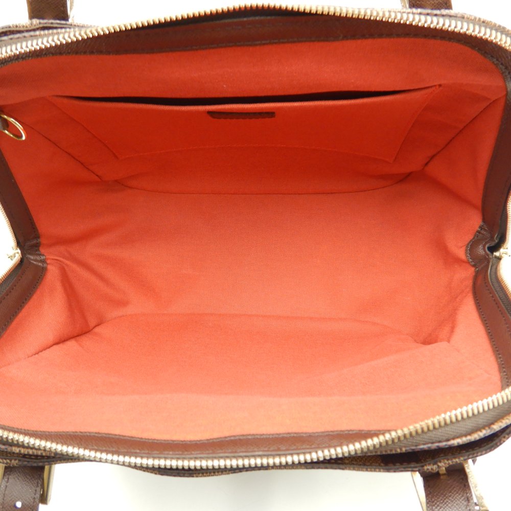 Louis Vuitton Damier Belem MM Ebene Shoulder Bag Brown