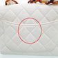 Chanel Mini Matelasse Chain Shoulder Bag White