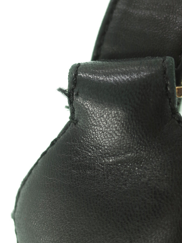 Chanel Chocolate Bar Semi-Shoulder Bag Black