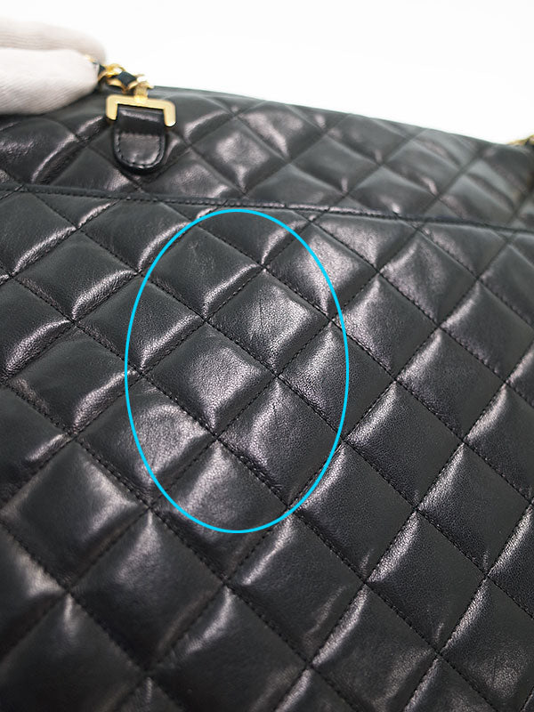 Chanel Matelasse Chain Shoulder Bag Black