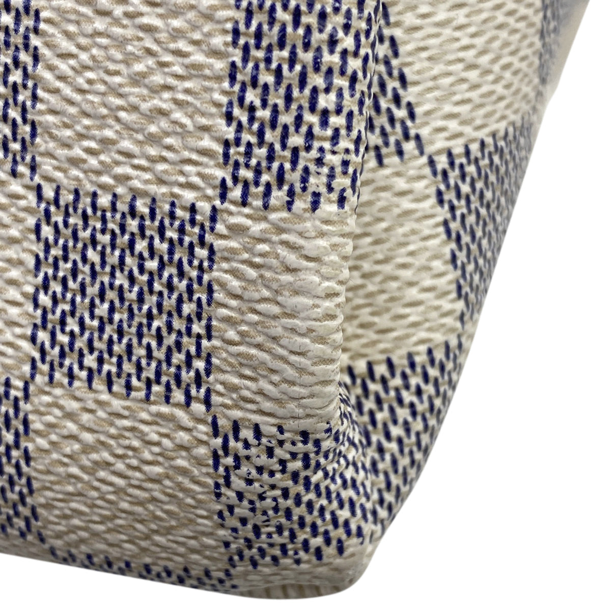 Louis Vuitton Artsy MM Shoulder Bag Damier Azur White