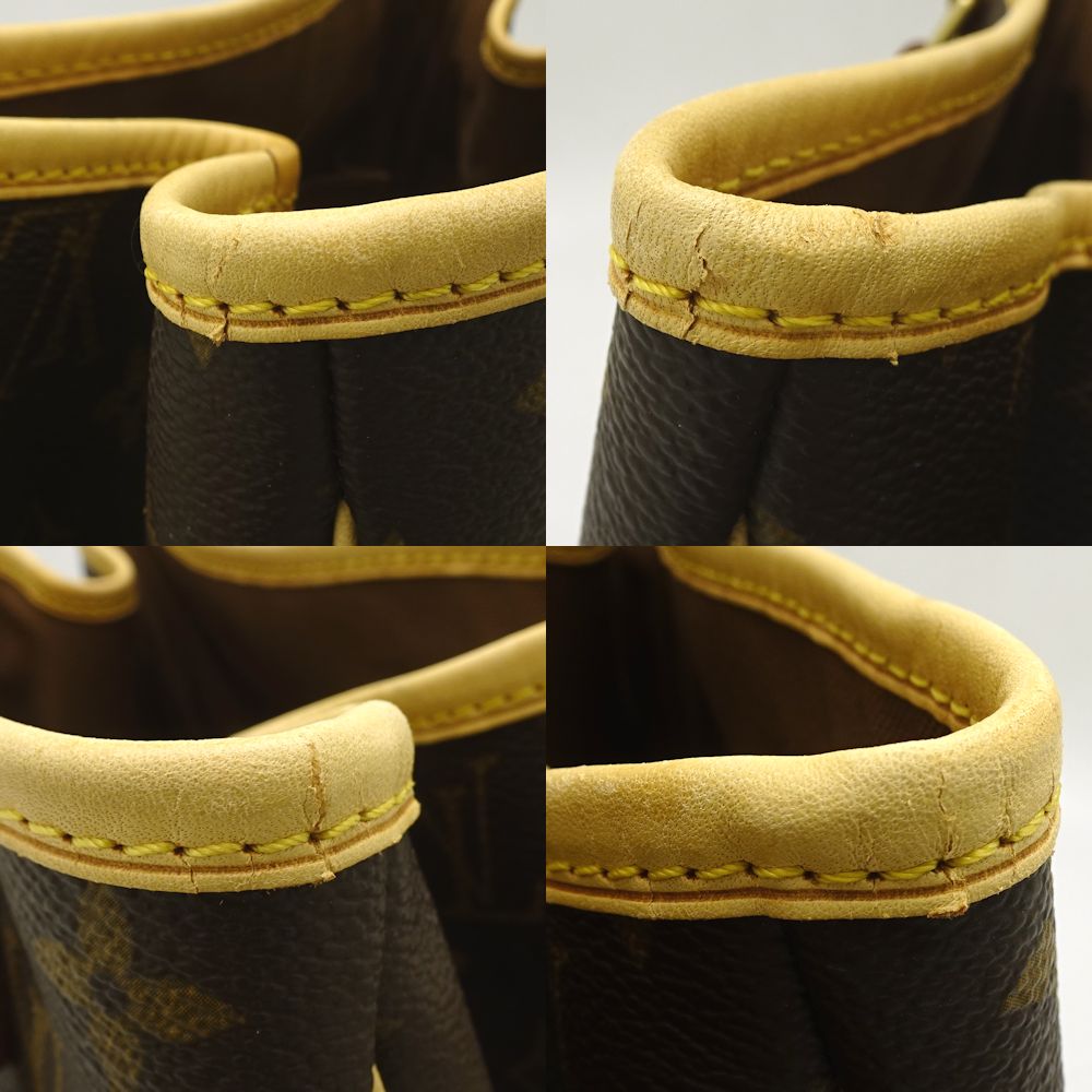 Louis Vuitton Monogram Batignolles Brown Tote Bag