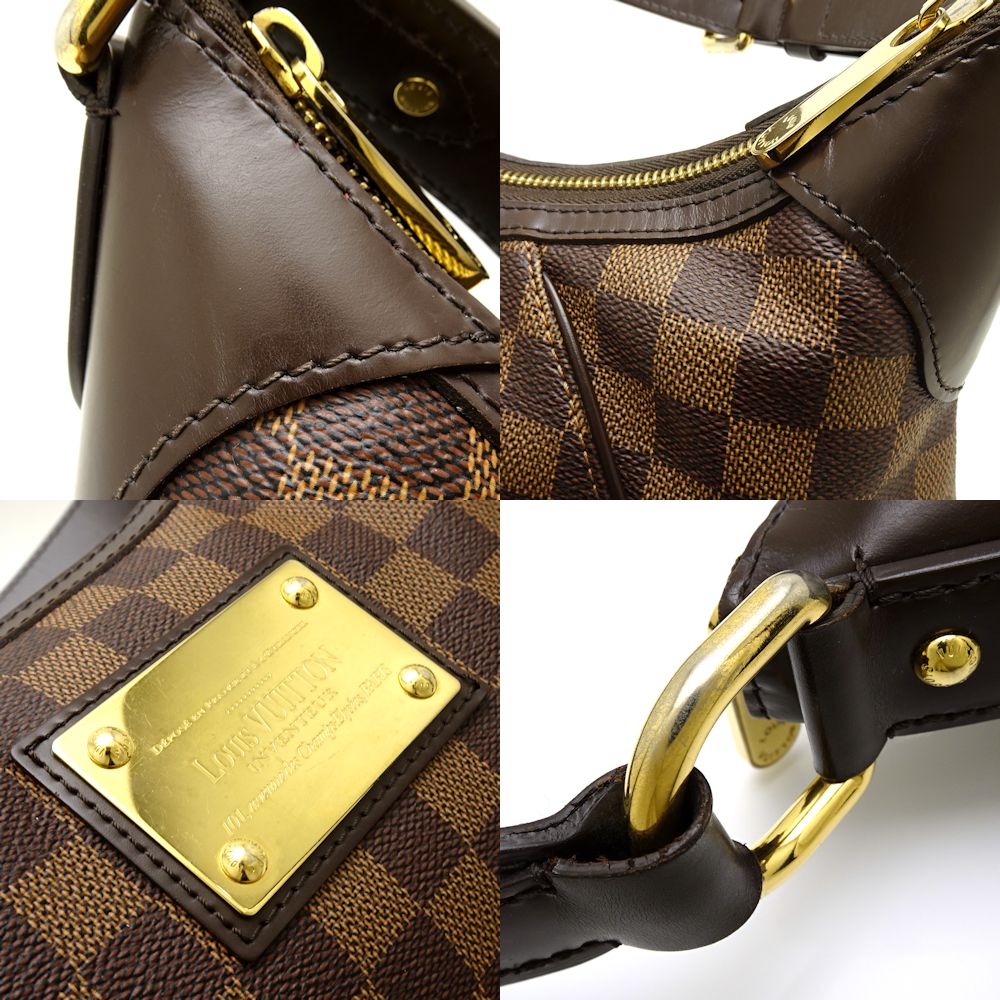 Louis Vuitton Damier Thames GM Ebene Shoulder Bag Brown