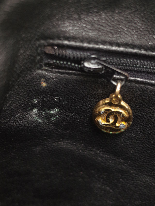 Chanel Coco Mark Shoulder Bag Black