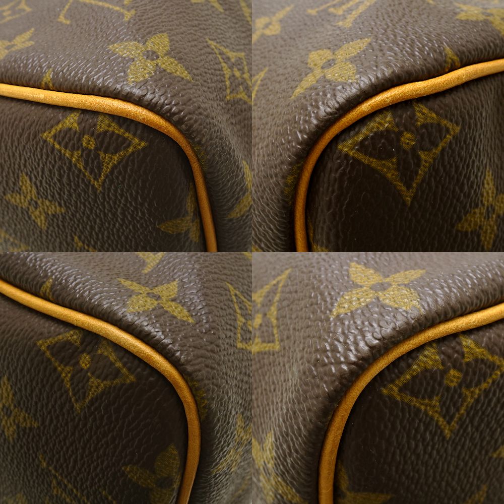 Louis Vuitton Monogram Speedy 30 Brown Boston Bag