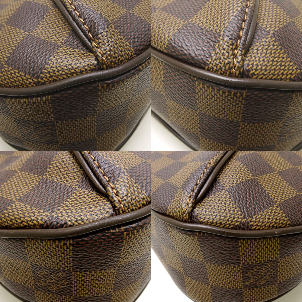 Louis Vuitton Damier Thames PM Ebene Shoulder Bag Brown