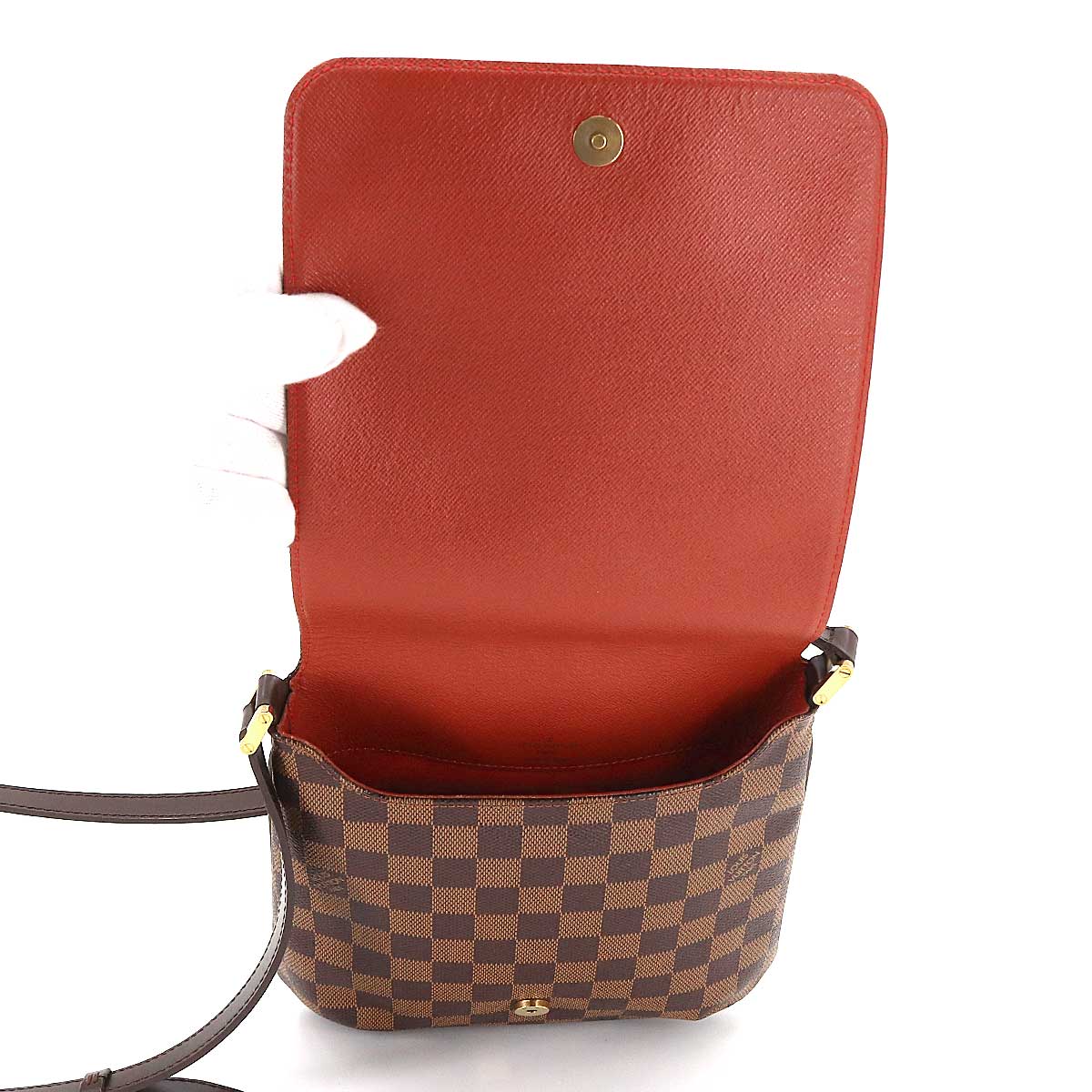 Louis Vuitton Damier M tte Salsa Long Shoulder Bag Ebene Gold Hardware