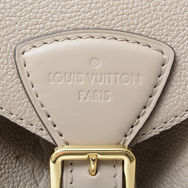 Louis Vuitton Montsouris PM Backpack Rucksack Monogram Implant Creme