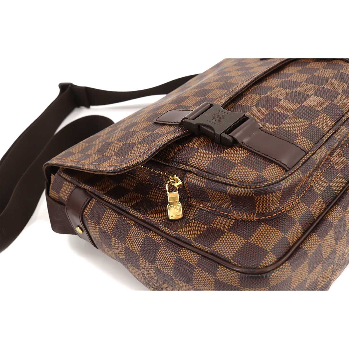 Louis Vuitton Damier Messenger Melville Shoulder Bag Ebene Brown