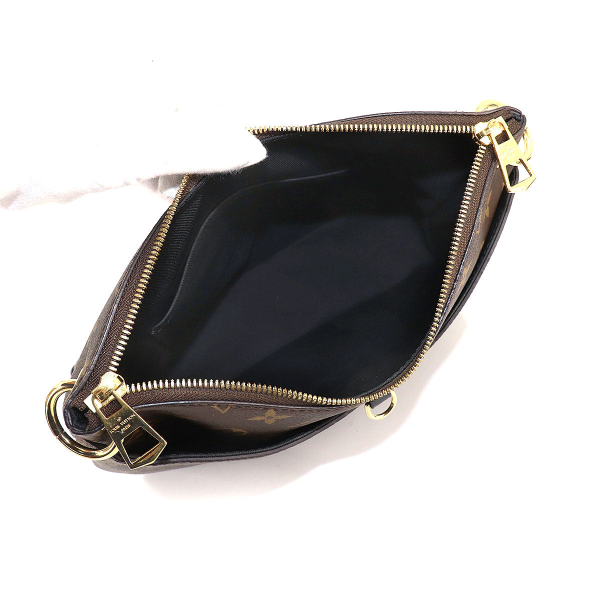 Louis Vuitton Monogram Odeon NM MM Shoulder Bag Brown Noir