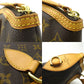 Louis Vuitton Monogram Lockit Brown Handbag
