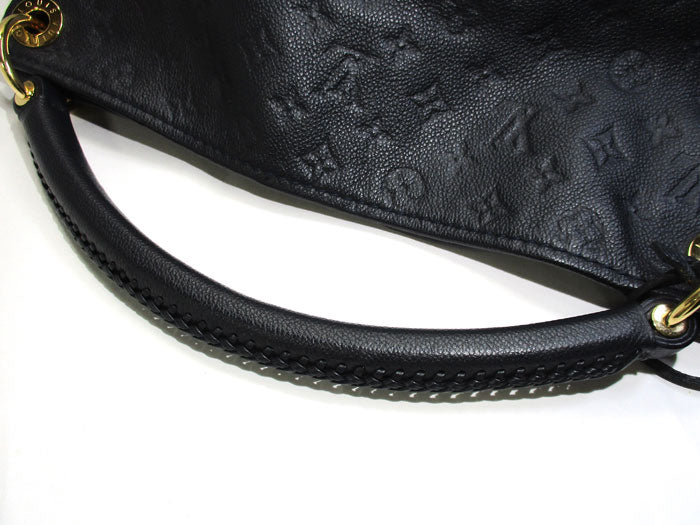 Louis Vuitton Artsy MM Hobo Implant Infini Black