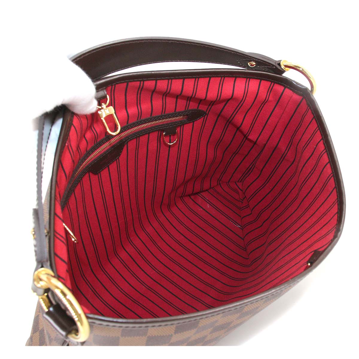 Louis Vuitton Damier Delightful PM Shoulder Bag Ebene Damier Delightful