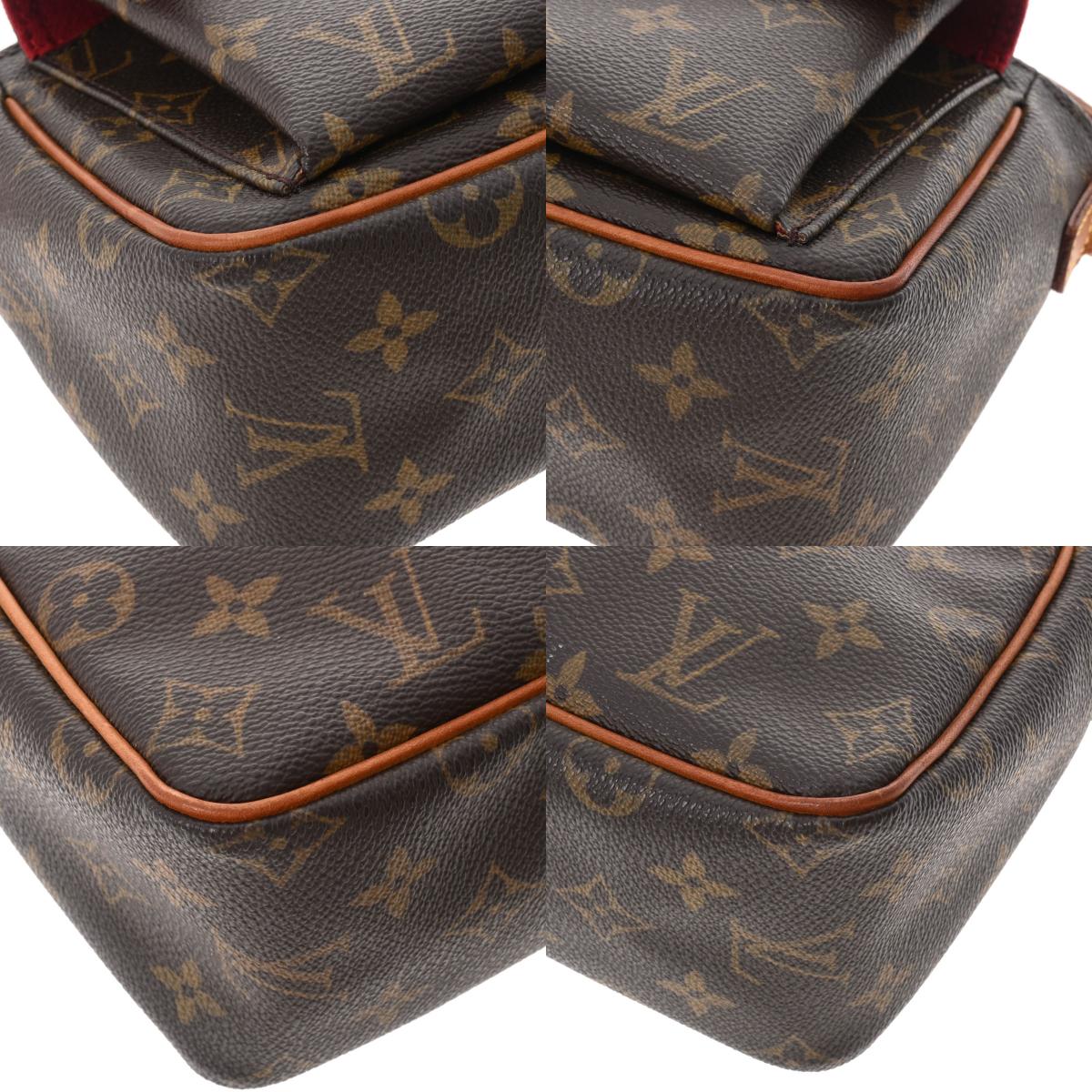 Louis Vuitton Monogram Viva Cite PM Shoulder Bag Brown