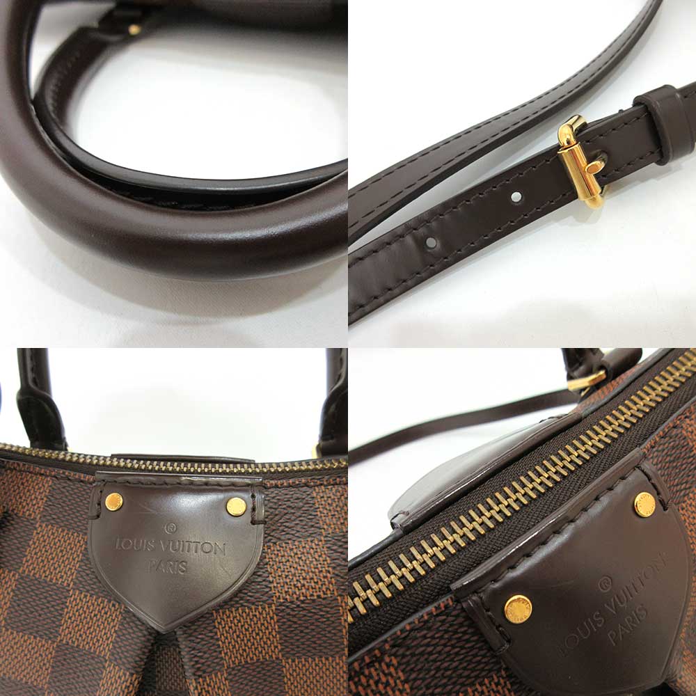 Louis Vuitton Damier Sienna PM Ebene Handbag