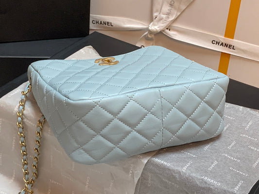 CHL - Hobo Handbag Light Blue Bag For Women 16cm/6in