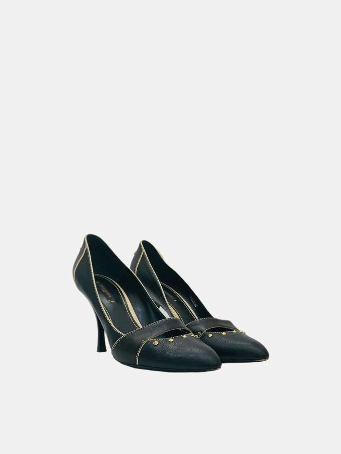 LOUIS VUITTON Spiked Black Size EU 41 Pumps