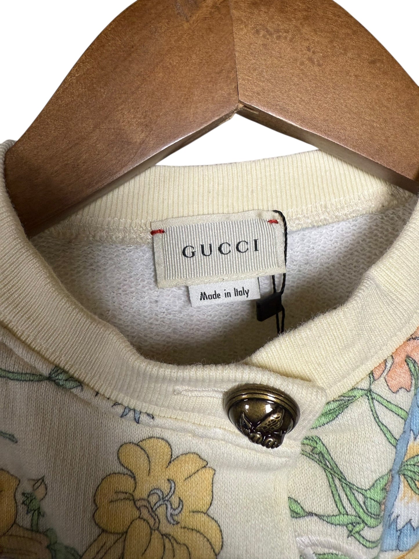 Gucci Kids Floral Button-Up Cardigan