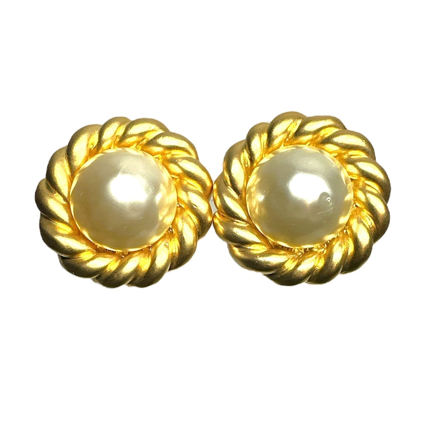 Chanel  Mabe Pearl Earrings