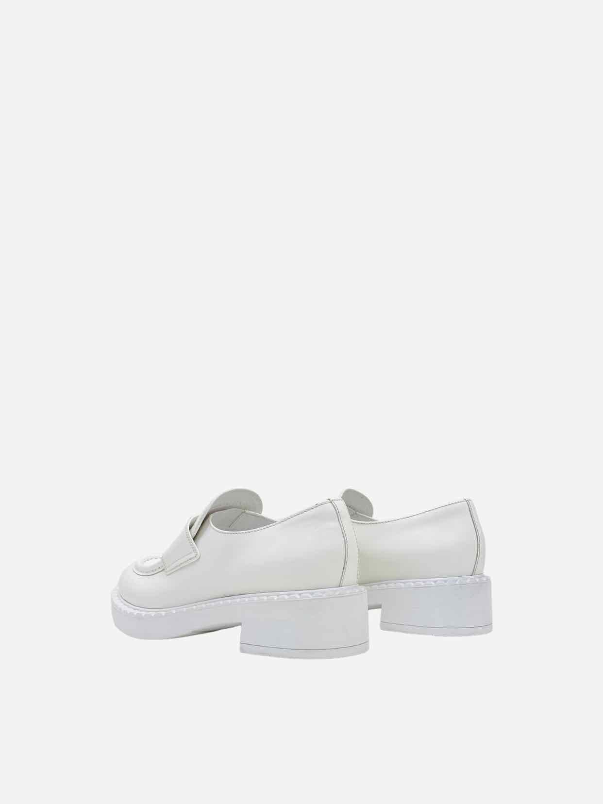 PRADA Slip On White Size EU 37.5 Loafers