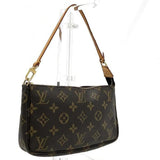 Louis Vuitton Pochette Accessoire  Canvas Clutch Bag