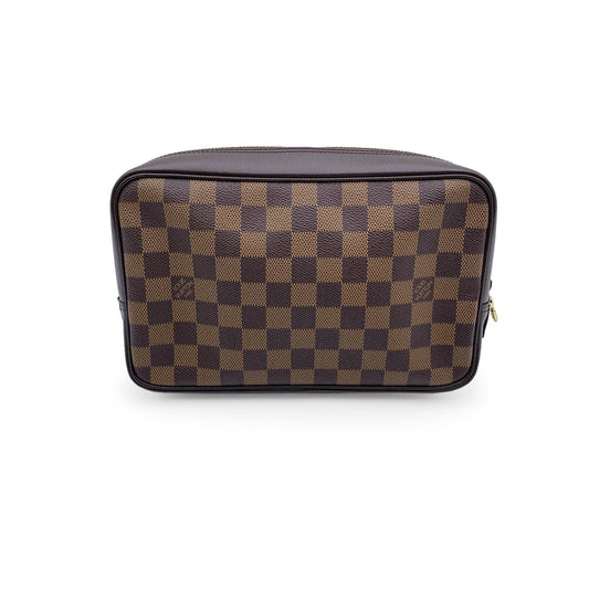 LOUIS VUITTON   Damier Ebene Trousse Toilette Cosmetic Bag