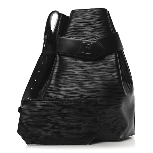 Louis Vuitton Epi Sac D'epaule Black