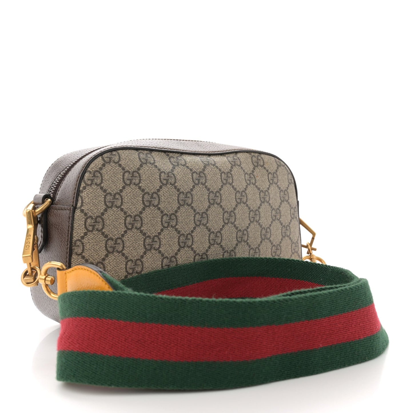 Amelia GG Supreme Monogram Web Neo      Shoulder Bag Beige New Acero Crop