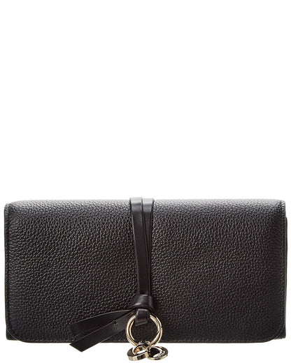 CHL - CC o? Alphabet Leather Continental Wallet