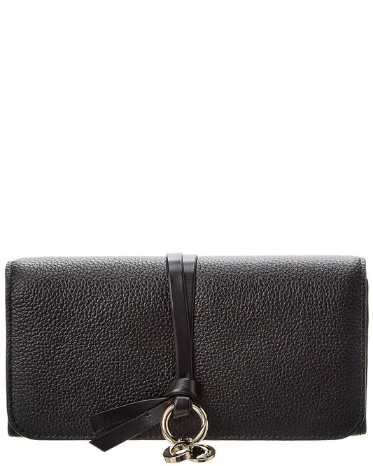 CHL - CC o? Alphabet Leather Continental Wallet