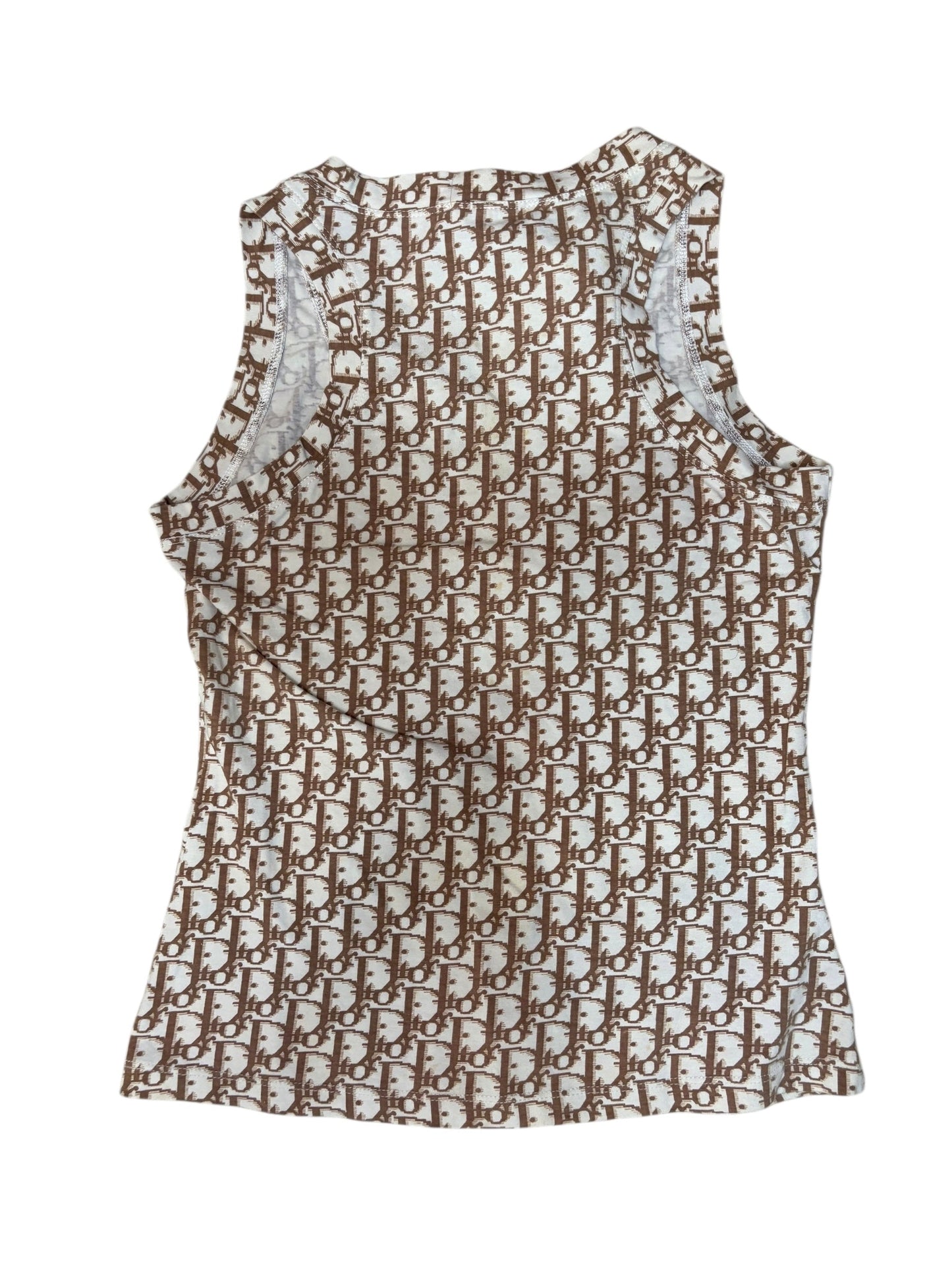Christian Dior Trotter Embroidered   Tank Top