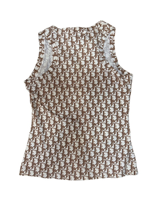 Christian Dior Trotter Embroidered   Tank Top
