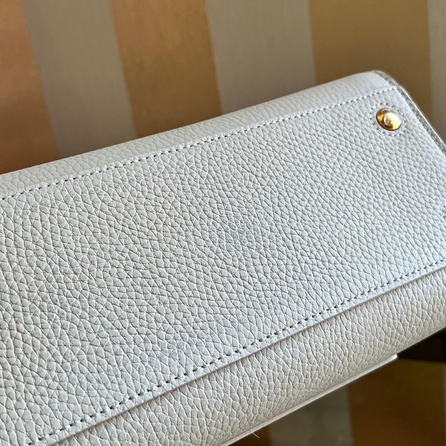 B-BERRY Frances Mini Grainy Calfskin Tote Bag