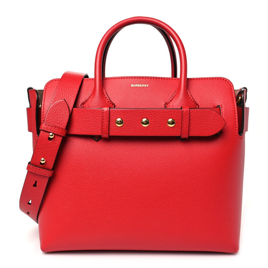 Amelia Soft Grain Calfskin Small Belt Bag Marais Bright Military Red
