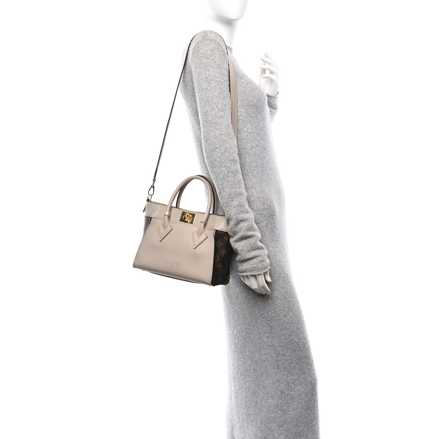 Louis Vuitton Calfskin Monogram On My Side PM