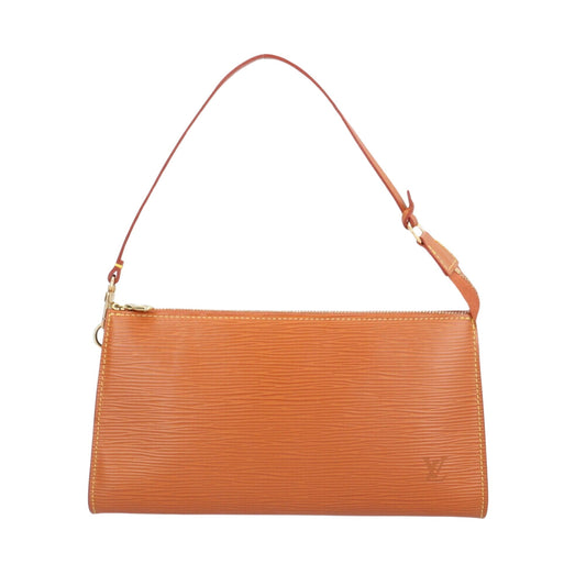 Louis Vuitton Pochette Accessoire  Leather Clutch Bag