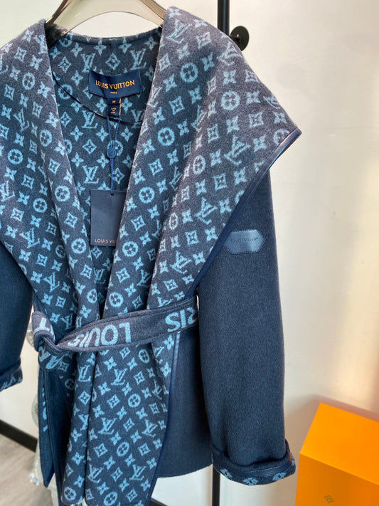 Luxury Louis Vuitton  Wrap Coat 039
