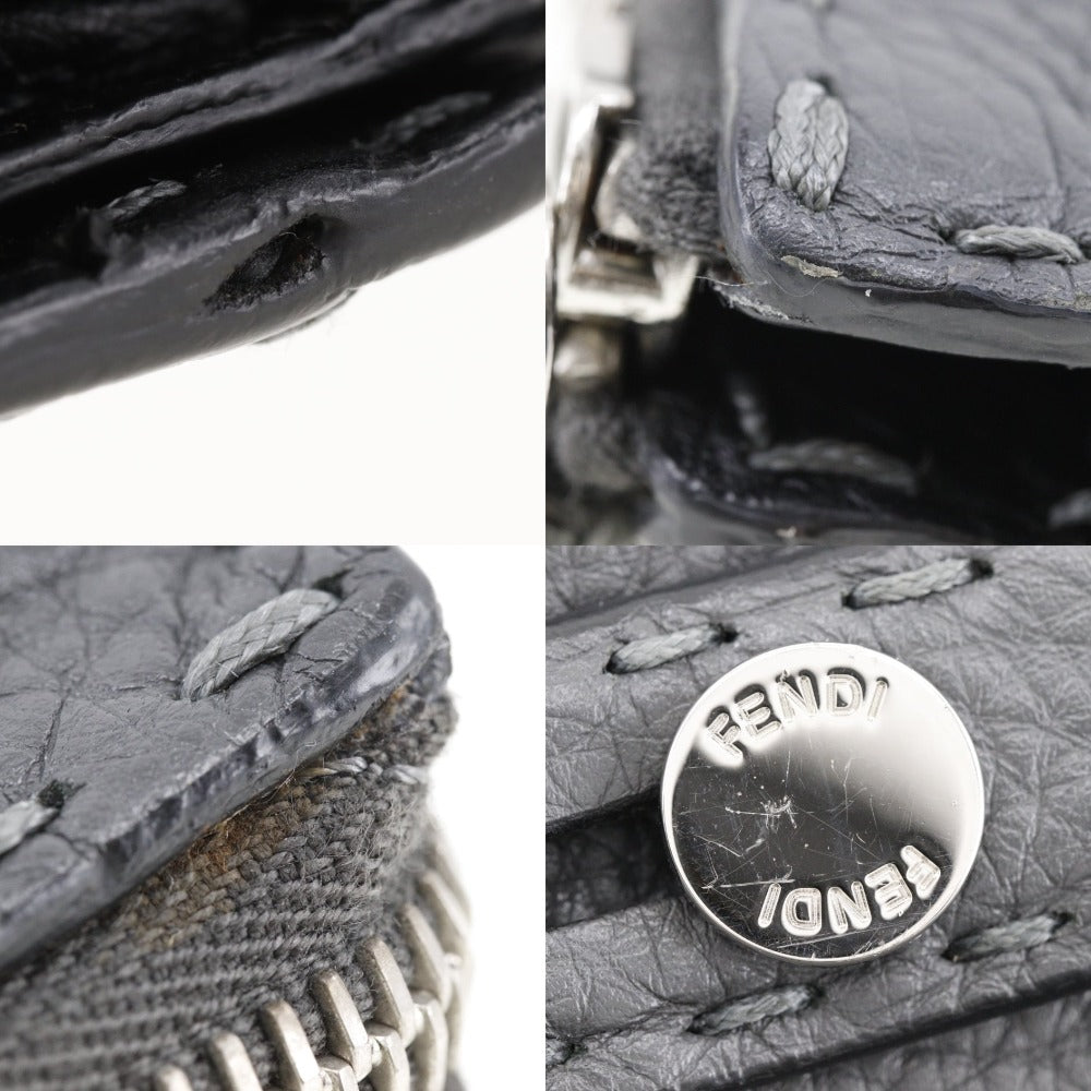 Fendi Selleria  Leather Clutch Bag