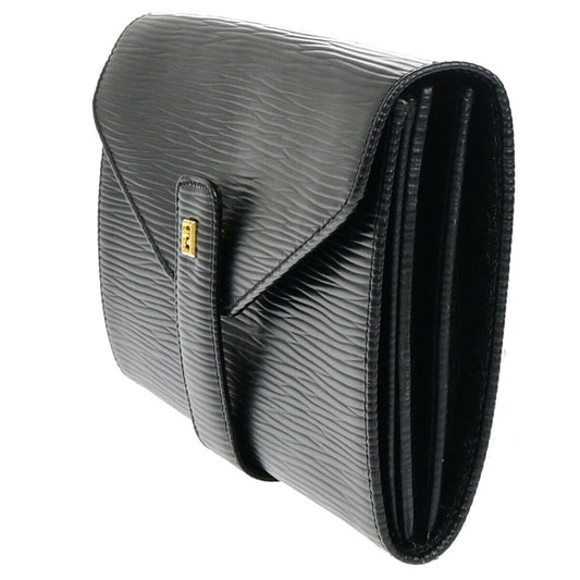 Fendi Zucca  Leather Clutch Bag