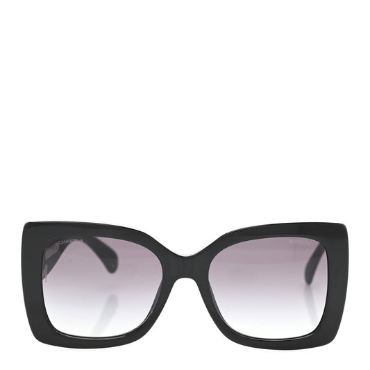 Amelia Square Polarized CC Sunglasses 5494-A Black